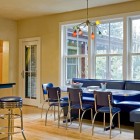 Кухня, современный интерьер, кухня-кафе, барные стулья, фото интерьера кухни