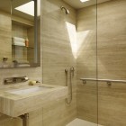 Ванная, модерн, стеклянный душ