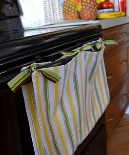 Делаем сами: Кухонное полотенце на завязках
