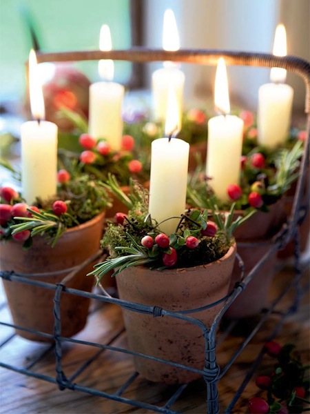 Navidad-Campestre-Velas-Country-Christmas-decorations-candles