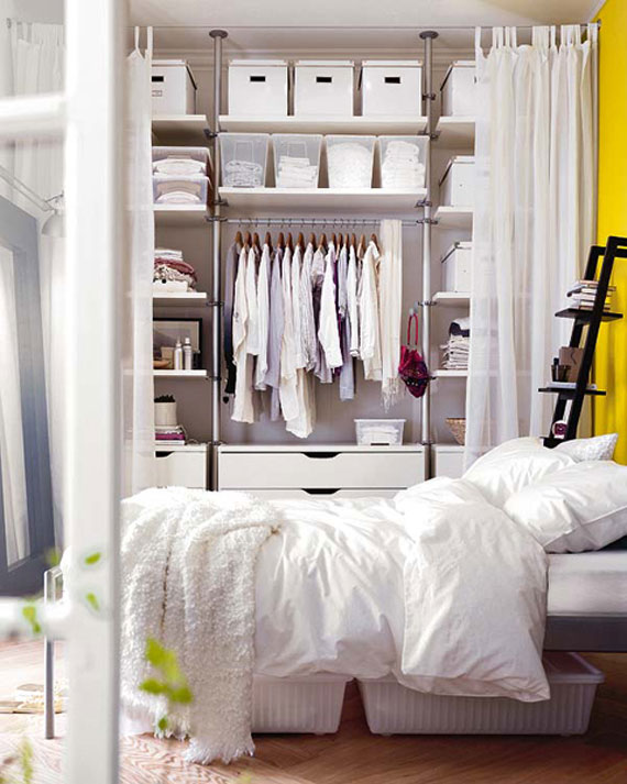 Где хранить вещи в спальне: 15 вместительных мест