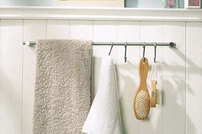 Как развесить полотенца в ванной: 3 простых способа