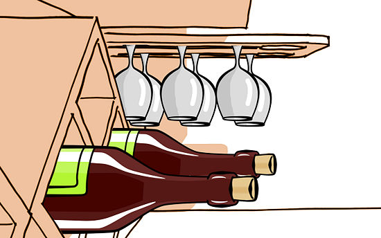 Как хранить бутылки вина в домашних условиях: 5 практичных варинтов