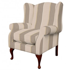 Кресло Denbigh в ткани Cedar Stripe Truffle