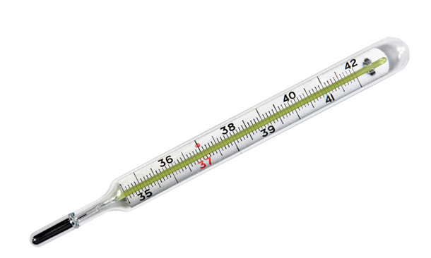 Измерение с помощью термометра (по принципу психометра)