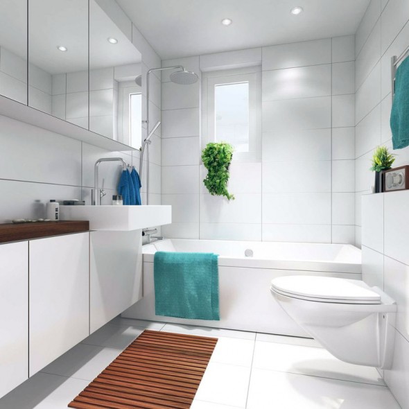 Small-White-Bathroom-with-Floor-Mats-Ideas-590x590
