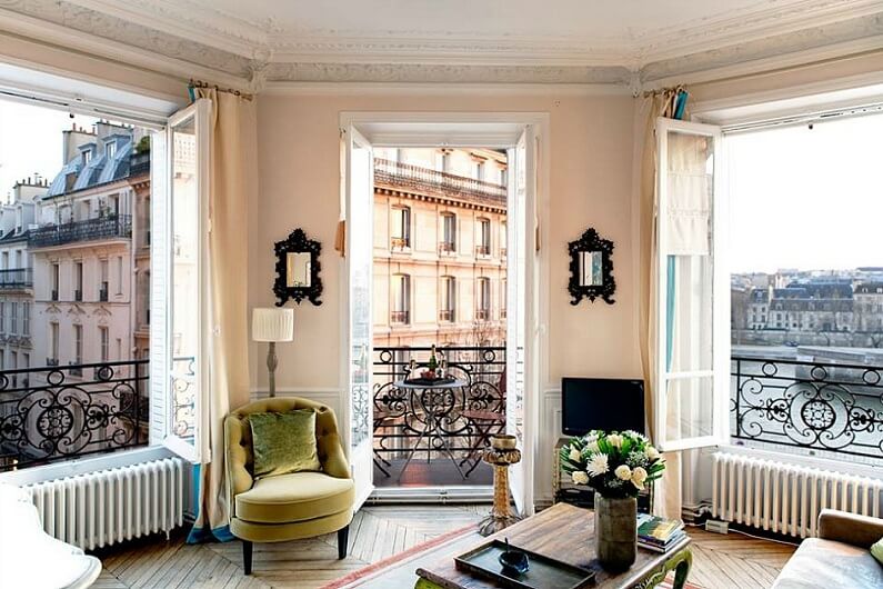 Интерьер в стиле парижских квартир